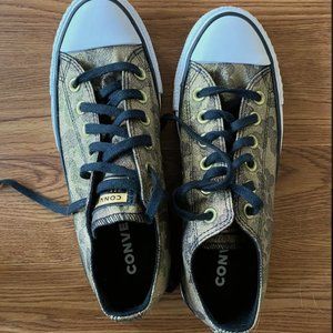 Converse All Star Camo Metallic Sneakers NWOT